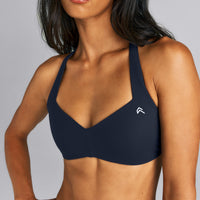 UnifiedMove™ T Back Minimal Bralette | True Blue