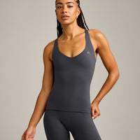 UnifiedMove™ V Neck Cross Back Vest with Reflective Logo | Coal