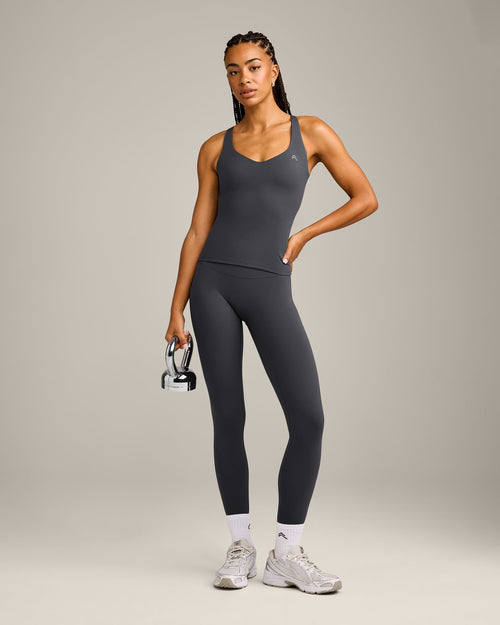 UnifiedMove™ V Neck Cross Back Vest with Reflective Logo | Coal