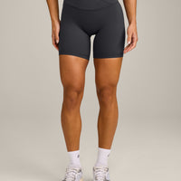 UnifiedMove Wrap Shorts 6" with Reflective Logo | Coal