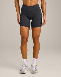 UnifiedMove™ Wrap Shorts 6" with Reflective Logo | Coal
