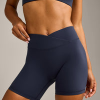 UnifiedMove Wrap Shorts 6" with Reflective Logo | True Blue