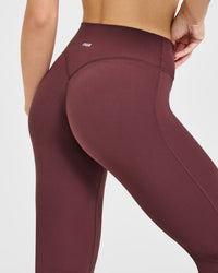 SoftMotion™ Flared Bottoms with White Logo | Velvet Mocha