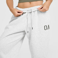 Foundations Oversized Oner Joggers | Light Grey Marl