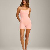 SoftMotion™ Strappy All in One with Grey Logo | Peach Orange