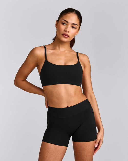 SoftMotion™ Strappy Sports Bra | Black