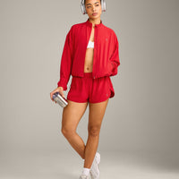 AirMove™ Jacket with Reflective Logo | Fiery Red