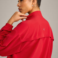 AirMove™ Jacket with Reflective Logo | Fiery Red