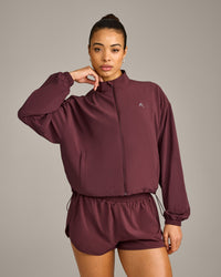 AirMove™ Jacket with Reflective Logo | Velvet Mocha