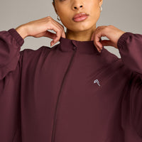 AirMove™ Jacket with Reflective Logo | Velvet Mocha