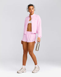 AirMove™ Lined Shorts 2" with Reflective Logo | Chalk Pink