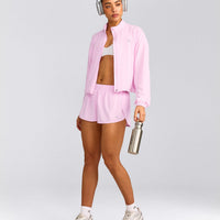 AirMove™ Lined Shorts 2" with Reflective Logo | Chalk Pink