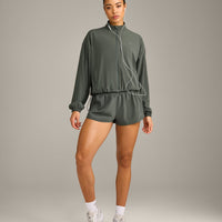 AirMove™ Lined Shorts 3" with Reflective Logo | Dark Khaki