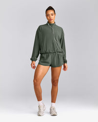 AirMove™ Lined Shorts 2" with Reflective Logo | Dark Khaki