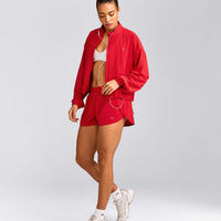 AirMove™ Lined Shorts 2" with Reflective Logo | Fiery Red