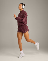 AirMove™ Lined Shorts 2" with Reflective Logo | Velvet Mocha