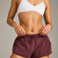 AirMove™ Lined Shorts 2" with Reflective Logo | Velvet Mocha