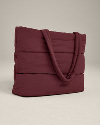 Quilted Tote Bag | Velvet Mocha