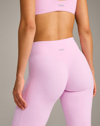 SoftMotion™ Flared Bottoms with Grey Logo | Chalk Pink