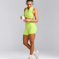 SoftMotion™ High Waisted Shorts 6" | Citrus Green