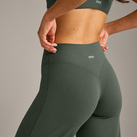 SoftMotion™ Straight Leg Bottoms with Grey Logo | Dark Khaki