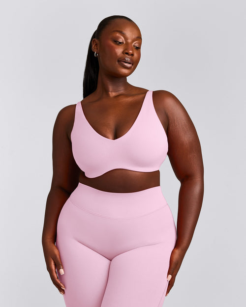 SoftMotion™ Scoop Back Bralette | Chalk Pink