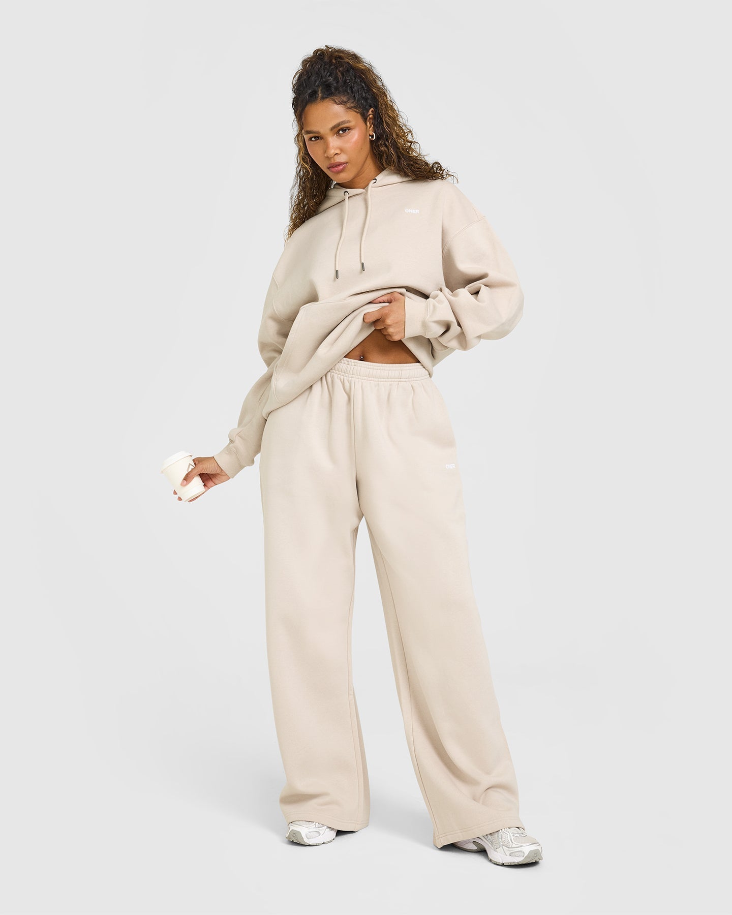 Foundations Oversized Hoodie | Sand