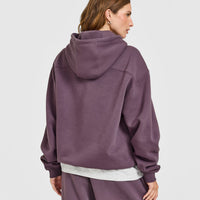 Foundations Oversized Hoodie | Vintage Purple