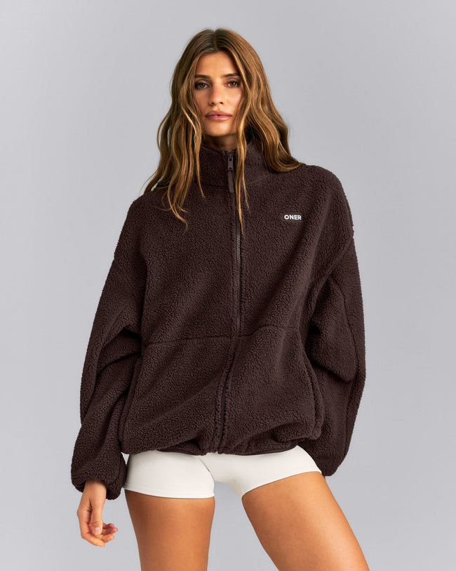 Sherpa Jacket | 70% Cocoa
