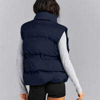 Oversized Puffer Vest | Deep Navy