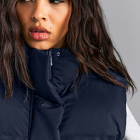 Oversized Puffer Vest | Deep Navy