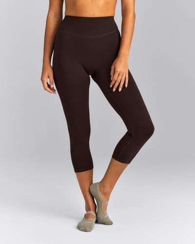 SoftMotion™ 3/4 Length Leggings | 70% Cocoa