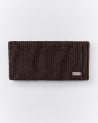 Wool Rib Knit Headband | 70% Cocoa