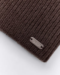 Wool Rib Knit Headband | 70% Cocoa