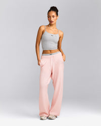 Seamless Strappy Tank Top | Grey Marl