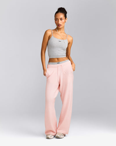 Seamless Strappy Tank Top | Grey Marl