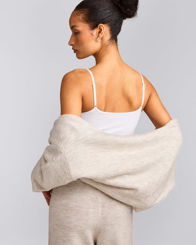 Seamless Strappy Tank Top | White