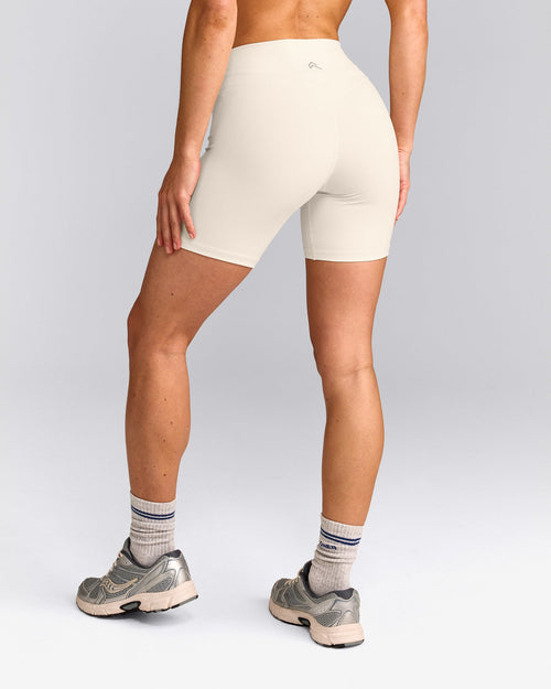 UnifiedMove™ High Waisted Shorts 6" | Marshmallow White