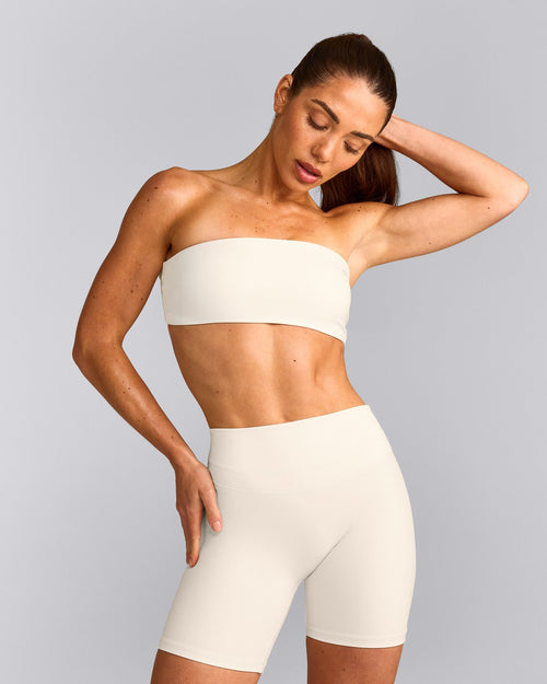 UnifiedMove™ Micro Bandeau Bralette | Marshmallow White