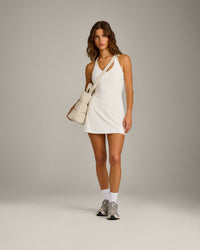 Quilted Midi Tote | Oatmeal