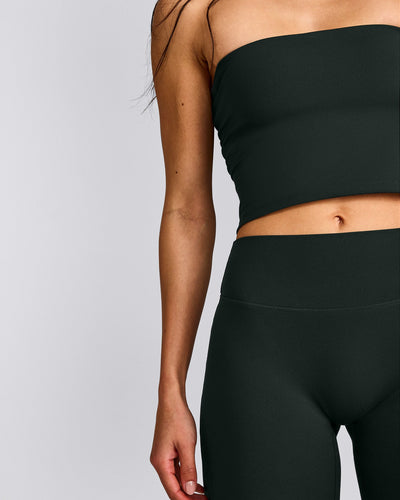 SoftMotion™ Straight Leg Pants with Grey Logo | Emerald Noir