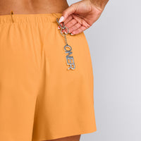 AirMove™ Lined Shorts 4" with Pocket and Reflective Logo | Powdered Orange