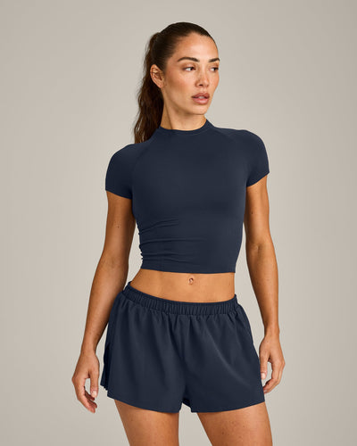 Oner Seamless Fitted Top | Light True Blue