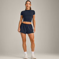 Oner Seamless Fitted Top | Light True Blue
