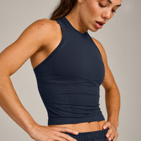 Oner Seamless Fitted Vest | Light True Blue
