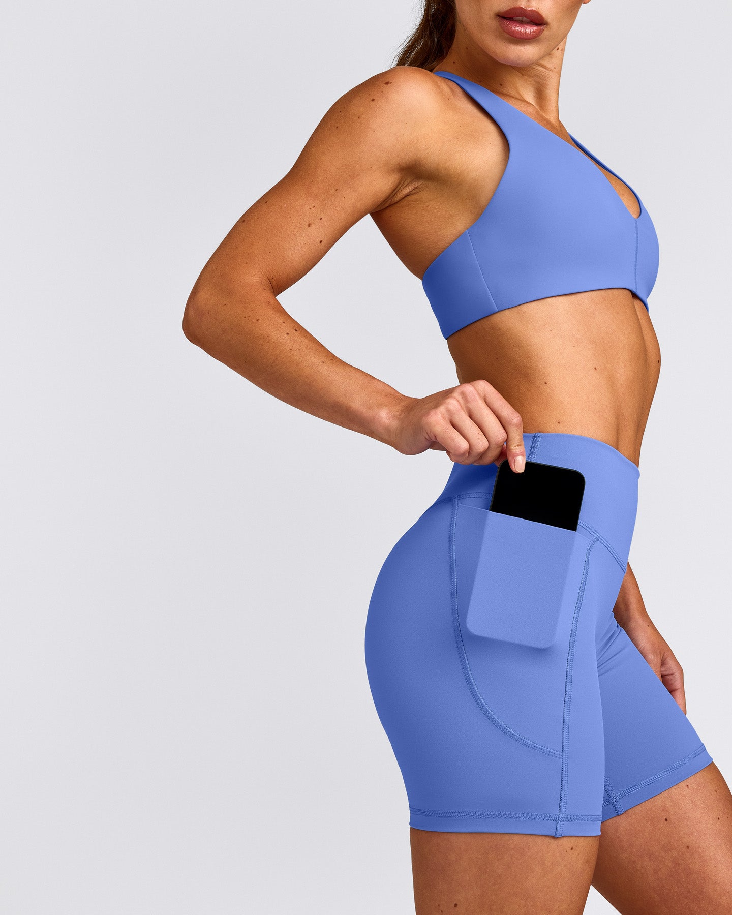 UnifiedMove™ Pocket Shorts 6" with Bonding | Glaucous Blue