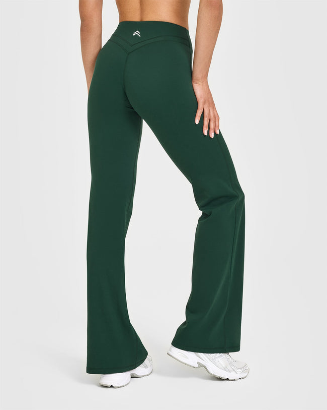 Unified Wrap Flared Bottoms | Racing Green