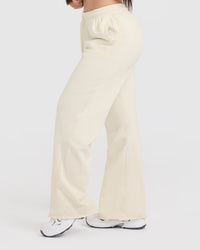 Raw Lounge Wide Leg Joggers | Off White