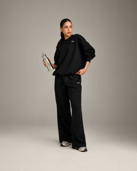 Foundations All Season Crew Neck Sweatshirt | Black