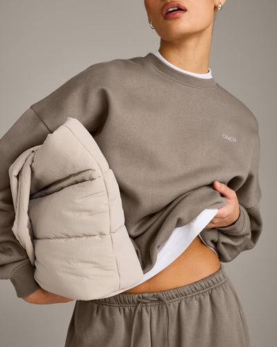 Foundations All Season Crew Neck Sweatshirt | Minky